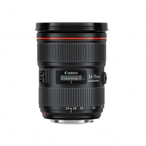 Alquiler de Objetivo fotográfico angular-tele zoom Canon EF 24-70mm f2.8L USM II