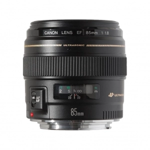 Alquiler de Objetivo fotográfico tele Canon EF 85mm f/1.8 USM