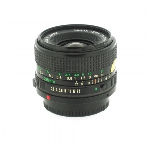 Alquiler de Objetivo fotográfico fijo angular Canon FD 28mm f/2.8