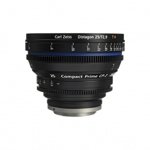 Alquiler de Lente gran angular para cine digital con montura EF Carl Zeiss Compact Prime CP.2 25mm/T2.9 (EF)