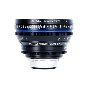 Alquiler de Lente angular para cine digital con montura PL Carl Zeiss Compact Prime CP.2 35mm/T2.1 (PL)