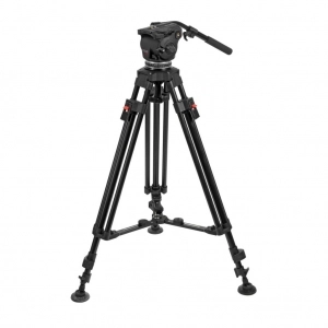 Alquiler de Trípode vídeo completo Cartoni Laser con cabeza H 525