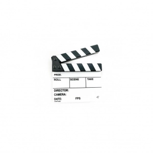 Alquiler de Claqueta Cinetools Claqueta nano sticks paralelo (blanco y negro)