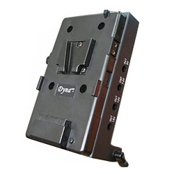 Alquiler de Soporte para baterías V-mount con split HDMI Dynacore DC V-Mount Power Adaptor with HDMI Distributor