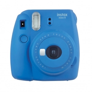 Alquiler de Cámara analógica instantánea Fujifilm Instax Mini 9 azul cobalto