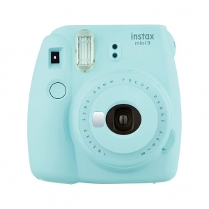 Alquiler de Cámara analógica instantánea Fujifilm Instax Mini 9 azul hielo