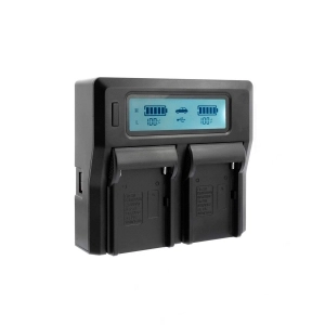 Alquiler de Cargador dual de baterías NP con pantalla Genérico Cargador dual de baterías NP con pantalla