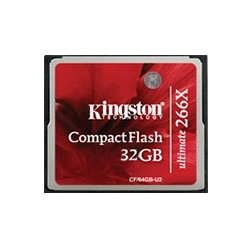 Alquiler de CompactFlash 32 GB	 Kingston CompactFlash Ultimate 266x