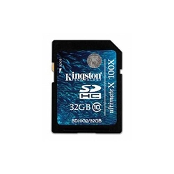 Alquiler de SD 32 GB Clase 10 Kingston SD10G2/32GB