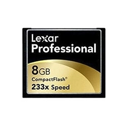 Alquiler de Compact Flash 8GB Lexar 8GB 233x Speed