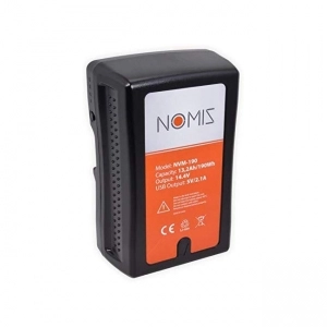 Alquiler de Batería de litio V-Mount de 190 Wh Nomis NVM-190