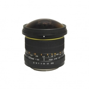 Alquiler de Objetivo fotográfico para Nikon Opteka 6.5mm f/3.5 manual Focus Aspherical Circular Fisheye Lens