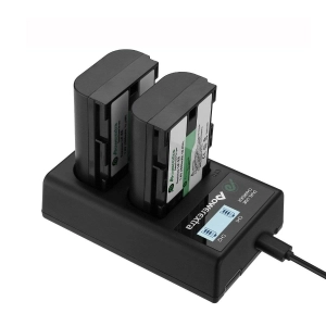 Alquiler de Cargador dual para baterías Canon LP-E6 Powerextra Cargador dual LP-E6