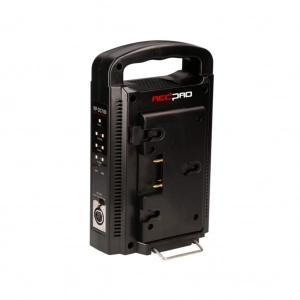 Alquiler de Cargador dual baterías V-Mount Redpro RP-DC100