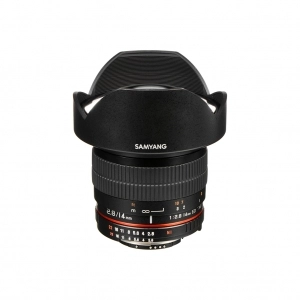 Alquiler de Objetivo fotográfico angular fijo Samyang 14mm f/2.8 IF ED UMC (Nikon)
