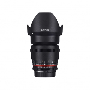 Alquiler de Objetivo angular VDSLR para Canon EF Samyang 16mm T2.2 VDSLR ED AS UMC CS II