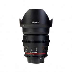 Alquiler de Objetivo angular VDSLR para Canon EF Samyang 24mm T1.5 VDSLR AS UMC