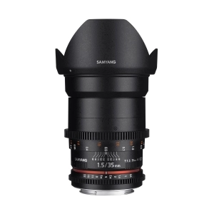 Alquiler de Objetivo angular VDSLR para Canon EF Samyang 35mm T1.5 VDSLR AS UMC II