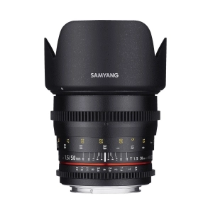 Alquiler de Objetivo VDSLR para Canon EF Samyang 50mm T1.5 VDSLR AS UMC 