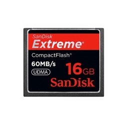 Alquiler de CompactFlash 16 GB SanDisk CompactFlash Extreme III 60MB/s