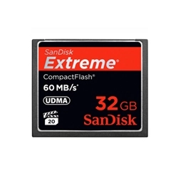 Alquiler de CompactFlash 32 GB SanDisk Extreme 60MB/s