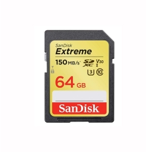 Alquiler de  SD 64GB Clase 10 SanDisk Extreme 64GB