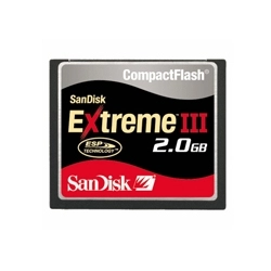 Alquiler de CompactFlash 2 GB SanDisk Extreme III 