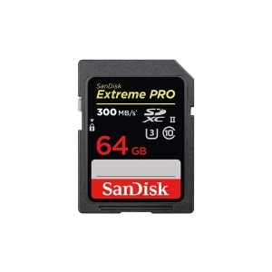 Alquiler de SD 64 GB Clase 10 SanDisk Extreme Pro 300 64GB