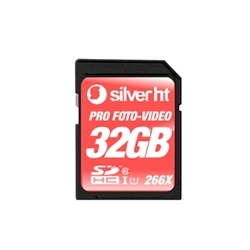 Alquiler de SD 32 GB Clase 10  266x SilverSanz 32GB Clase 10