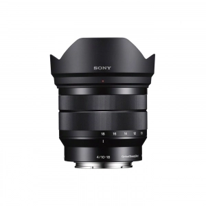 Alquiler de Objetivo fotográfico gran angular Sony E 10-18mm F4 OSS