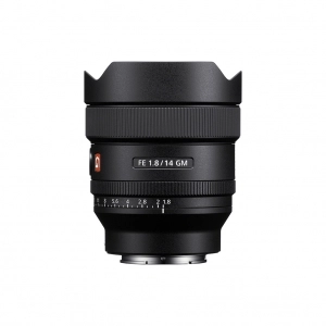 Alquiler de Objetivo fotográfico gran angular fijo Sony FE 14mm f/1.8 GM