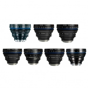 Alquiler de Ópticas fijas cine Zeiss Compact Prime CP2 con montura EF (pack 7) Varios 