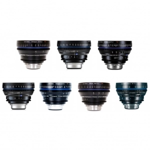 Alquiler de Ópticas fijas cine Zeiss Compact Prime CP2 con montura PL (pack 7) Varios 