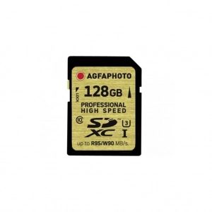 Venta de SD 128GB Clase 10  Agfaphoto SD128GB U3  UHS-I