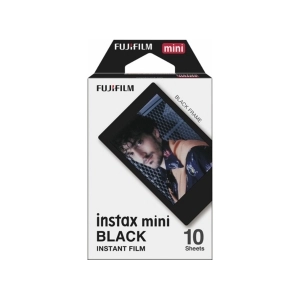 Venta de Película fotográfica instantánea Fujifilm Instax Mini Black (10 hojas)