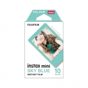 Venta de Película fotográfica instantánea Fujifilm Instax Mini Skyblue (10 hojas)
