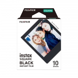 Venta de Película fotográfica instantánea Fujifilm Instax Square Black (10 hojas)