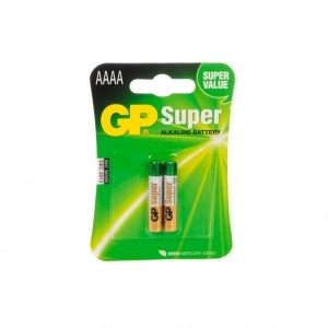 Venta de Blister de 2 pilas alcalinas GP Batteries AAAA / 025A