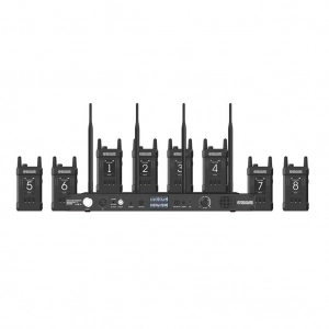 Venta de Sistema Intercom audio con 4 petacas Hollyland Syscom 1000T-8
