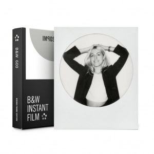 Venta de Película fotográfica instantánea Impossible B/N 600 - 3.0 - Round Frame