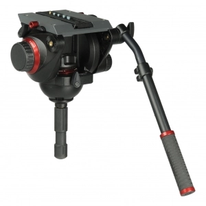 Venta de Rótula video 509HD con zapata rápida 509PLONG. Semi esfera 100mm Manfrotto 509HD