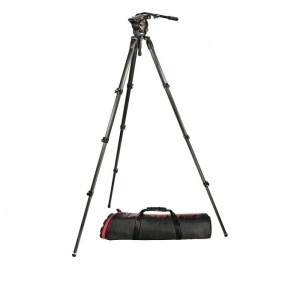 Venta de Kit video con trípode fibra de carbono MPRO 535 + rótula 526 Manfrotto 526,536K