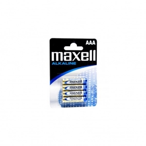 Venta de Blister de cuatro pilas alcalinas Maxell LR03-B4 AAA