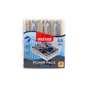 Venta de Pack 24 pilas alcalinas Maxell LR06 24PK AA