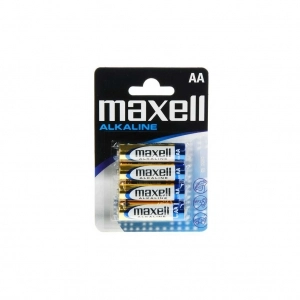 Venta de Blister de cuatro pilas alcalinas Maxell LR06-B4 AA