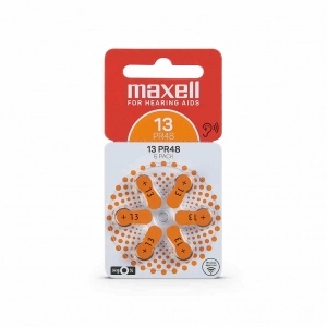 Venta de Pila para audífono Maxell ZA013-B6MF (PR48)