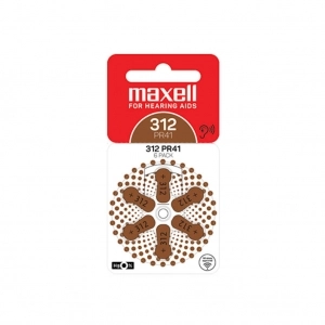 Venta de Pilas para audífono Maxell ZA312-B6MF (PR41)