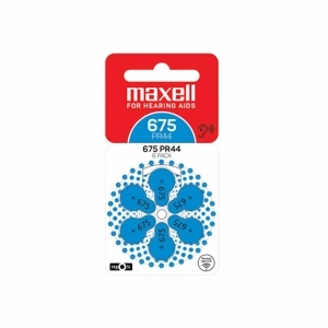 Venta de Pilas para audífono Maxell ZA675-B6MF (PR44)