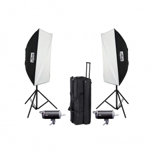 Venta de Kit de flashes de estudio 600W Metz Mecastudio TL-600 SB-Kit II 