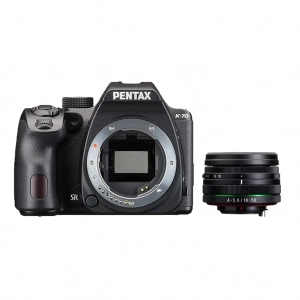 Venta de Cuerpo de cámara fotográfico reflex digital y objetivo  Pentax K-70 DAL18-50mm RE (negra)